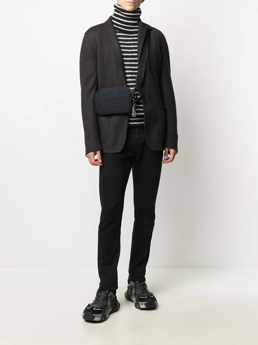Image 2 of Dolce & Gabbana single-breasted virgin wool blazer