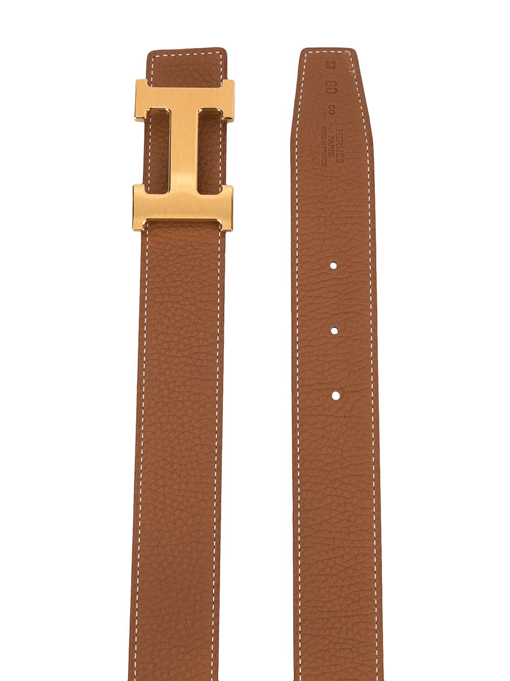 Hermès H Belt Buckle and Reversible Leather Strap