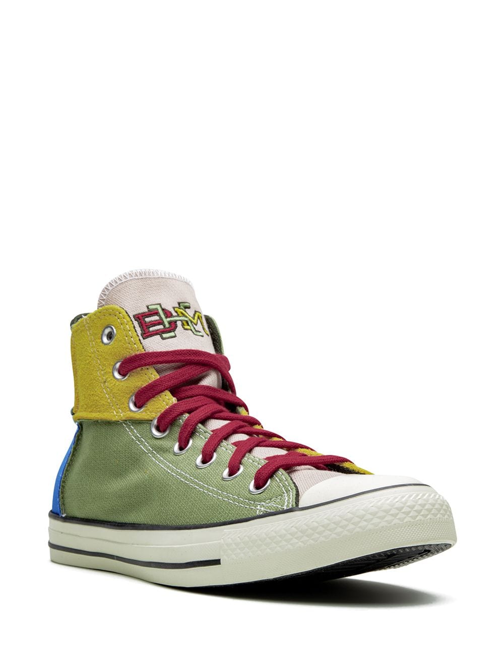 Shop Converse patchwork Chuck Taylor high-top sneakers with Express ...