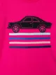 Familiar embroidered car T-shirt