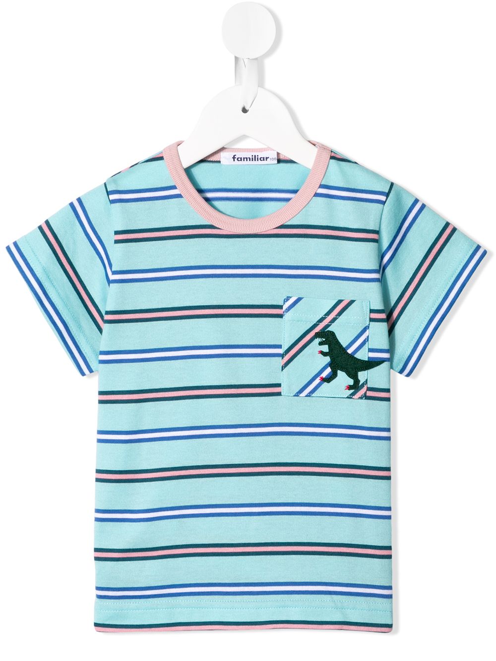 Familiar Dino-patch Striped T-shirt - Farfetch