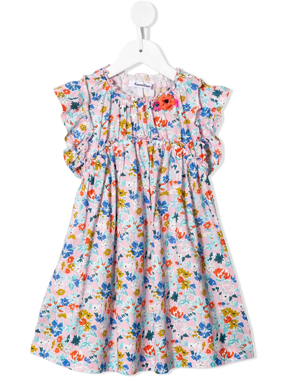 

Familiar floral-print midi dress - Pink