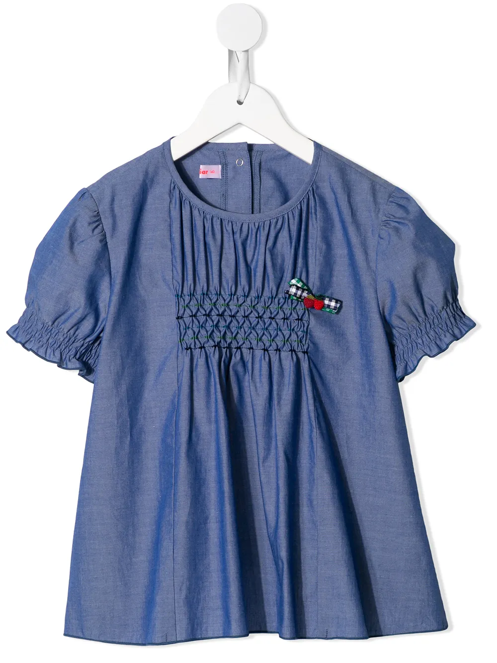 

Familiar camisa de tejido cambray - Azul