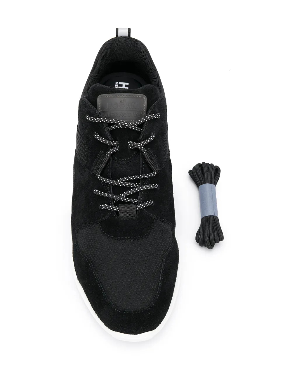 Hogan suede panel sneakers Black