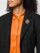 Image 2 of Tory Burch crystal embellished logo brooch
