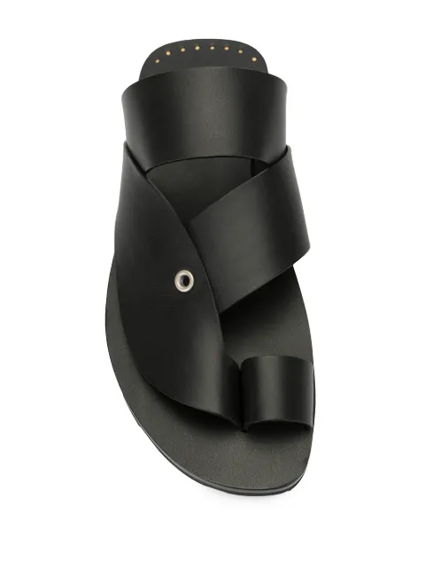 jil sander strap sandals