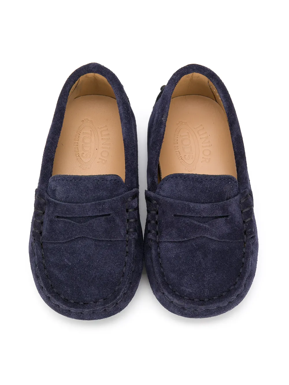 Tod's City Gommino Loafers In Blue