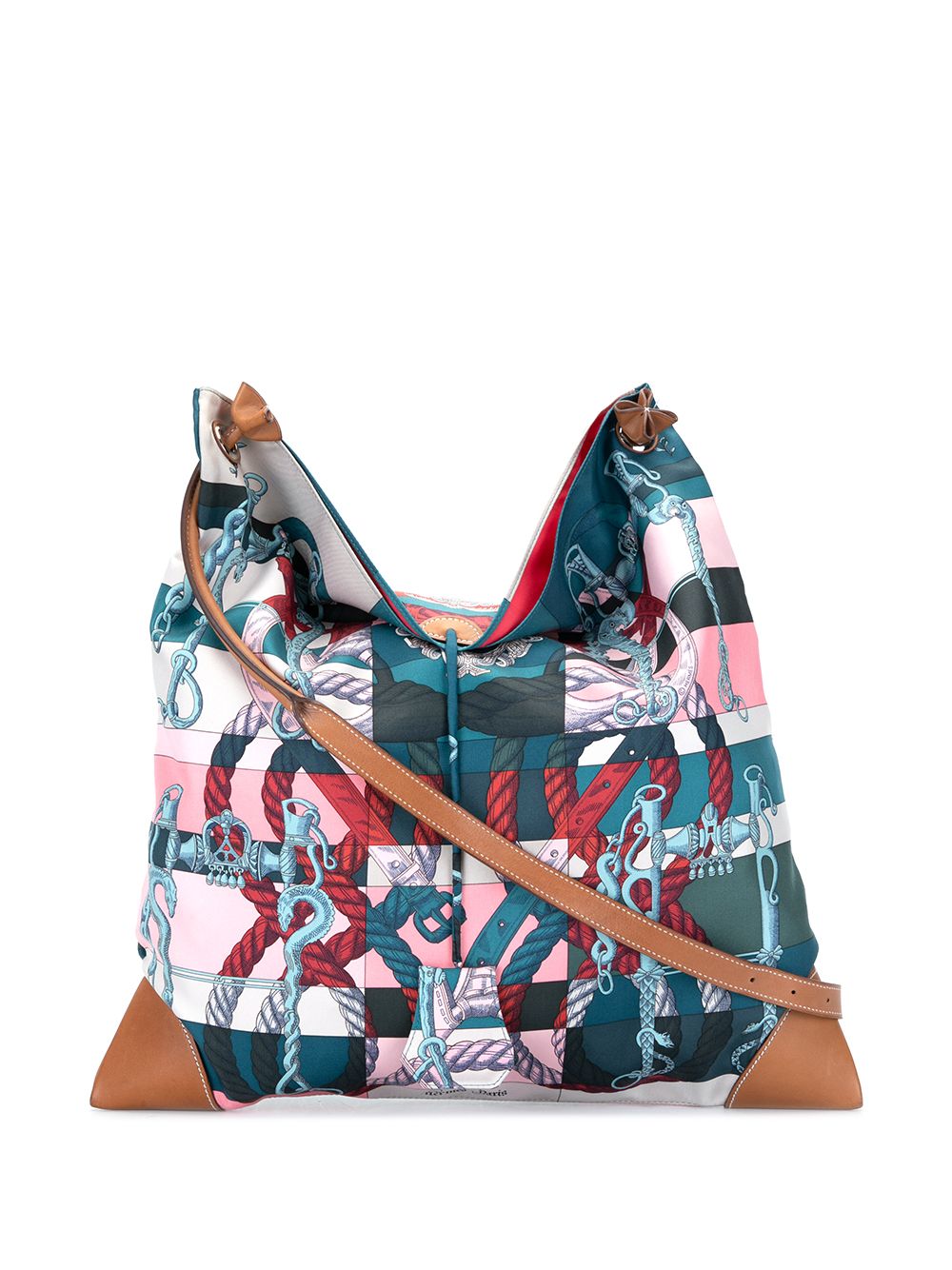 Hermès 2015 pre-owned Silky City MM Della Cavalleria Shoulder Bag