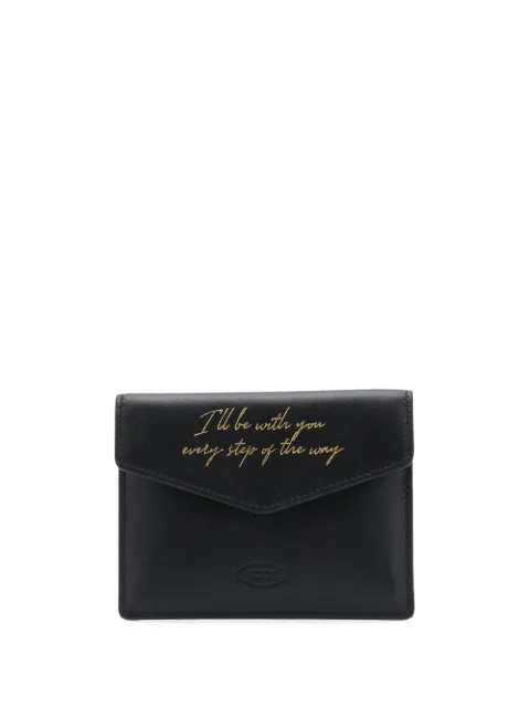 Tod's microstud-detail cardholder
