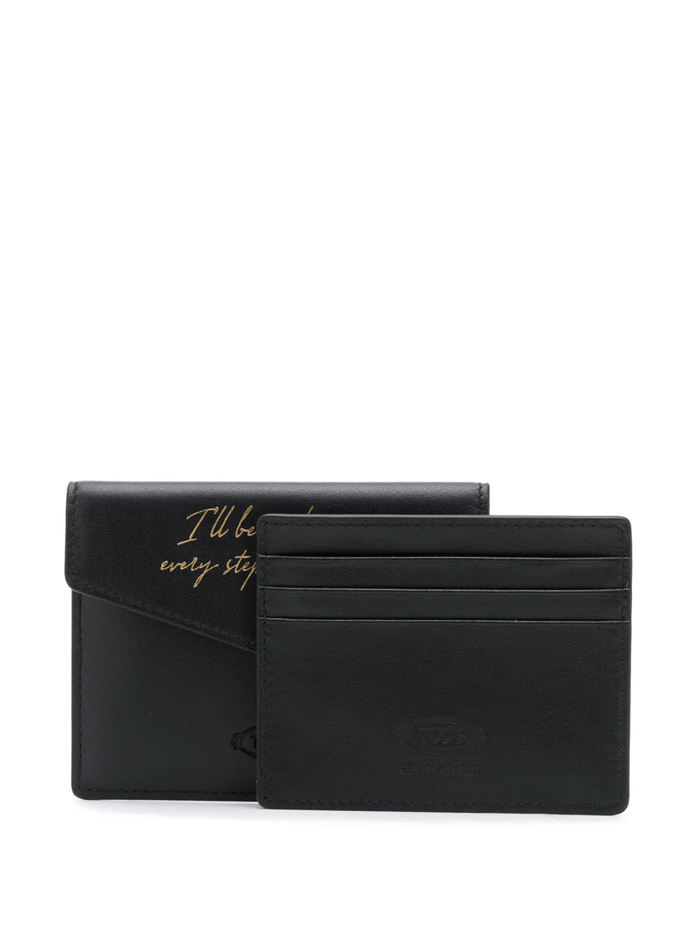 Tod's Pasjeshouder met studs Zwart