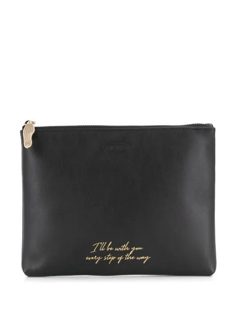 Tod's letter printed pouch