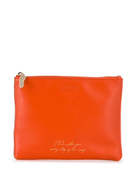 Tod's letter printed pouch