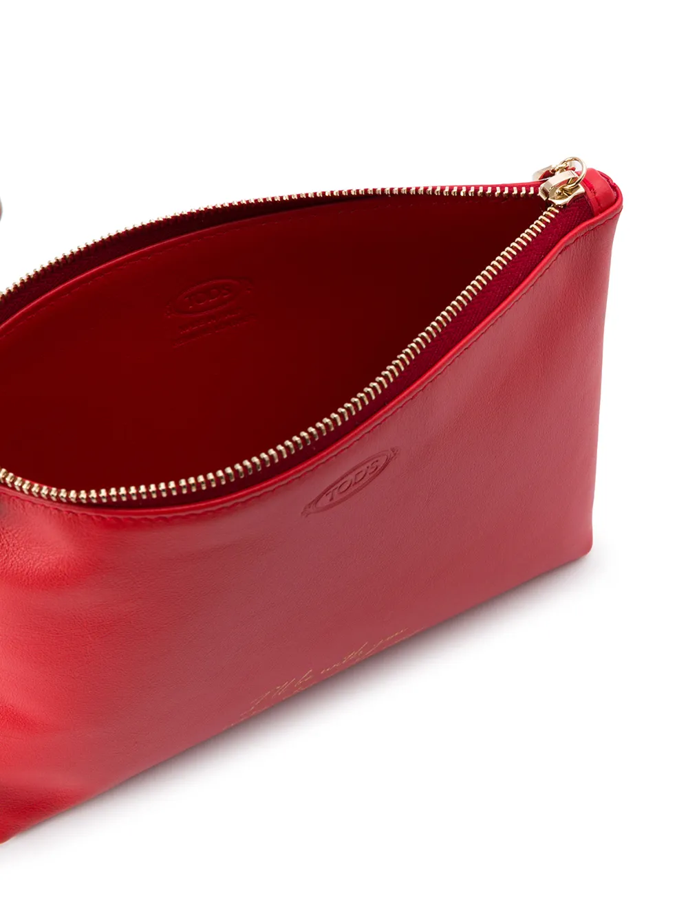 Tod's Buidel met print Rood