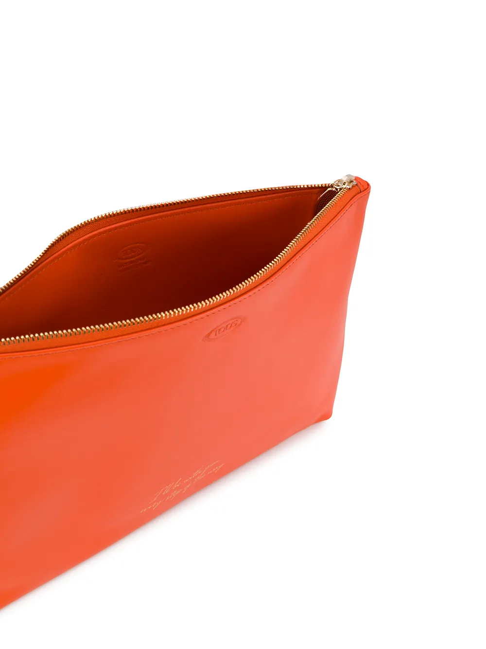 Tod's Buidel met print Oranje