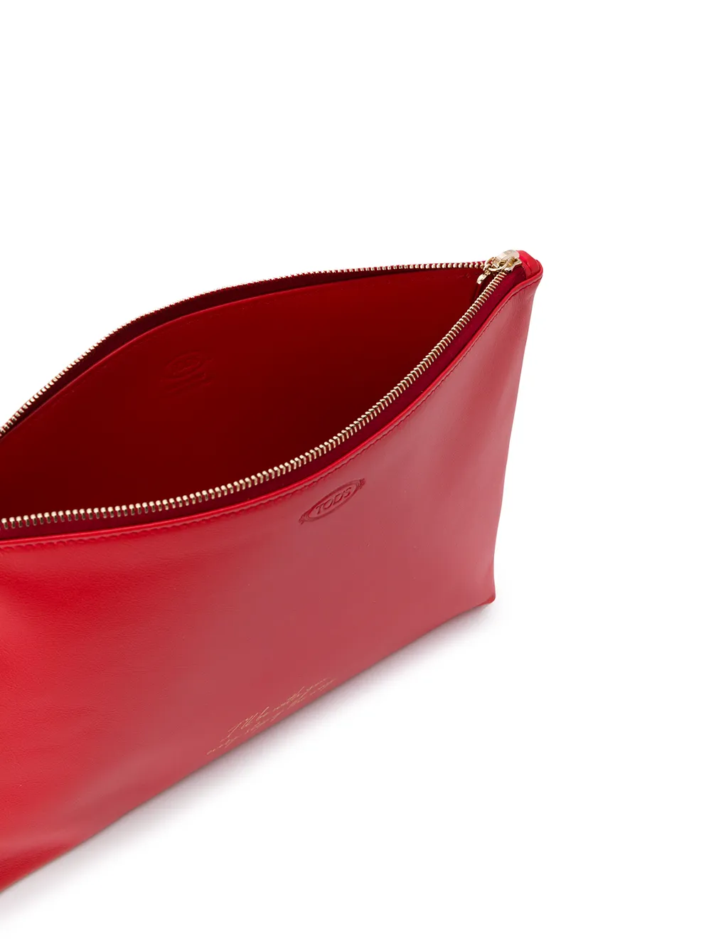 Tod's Buidel met print Rood