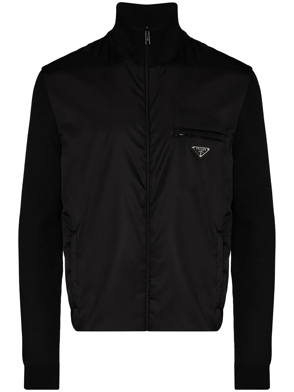 Prada zip-up Knit Cardigan Jacket - Farfetch