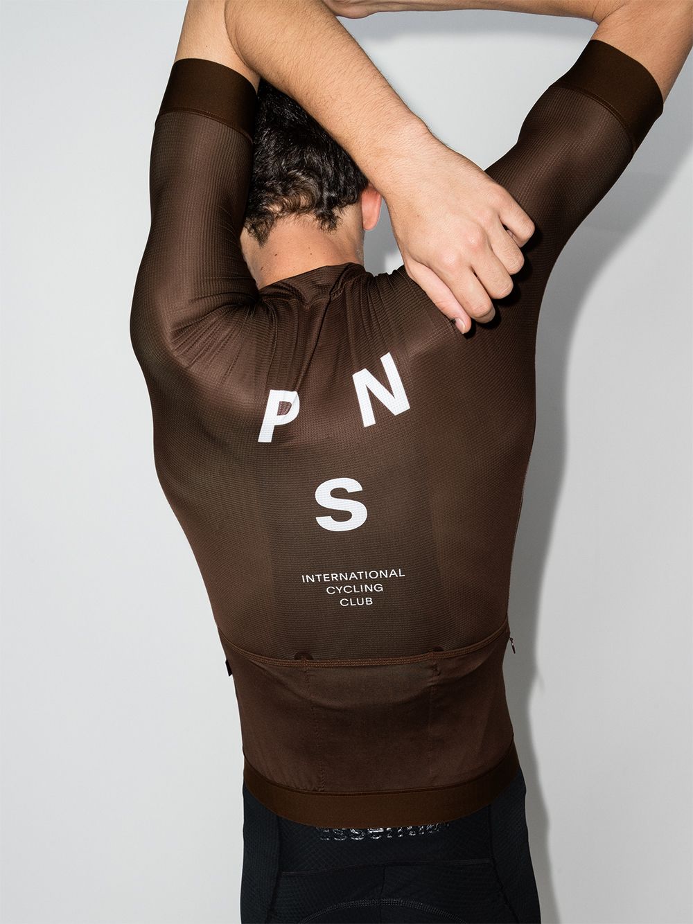 pas normal studios mechanism jersey top - brown