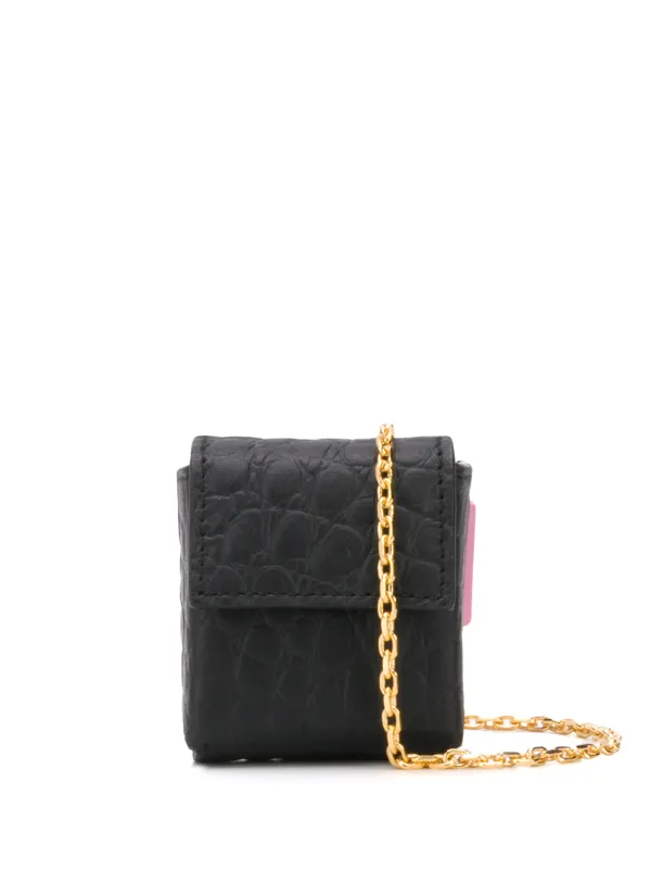 Shop tubici Parigi embossed neck bag with Express Delivery - FARFETCH