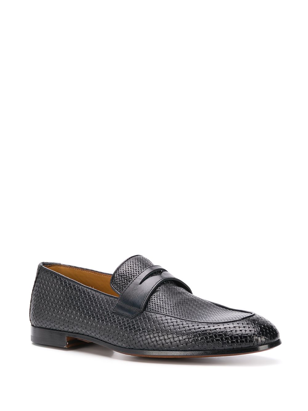 фото Doucal's woven detail loafers