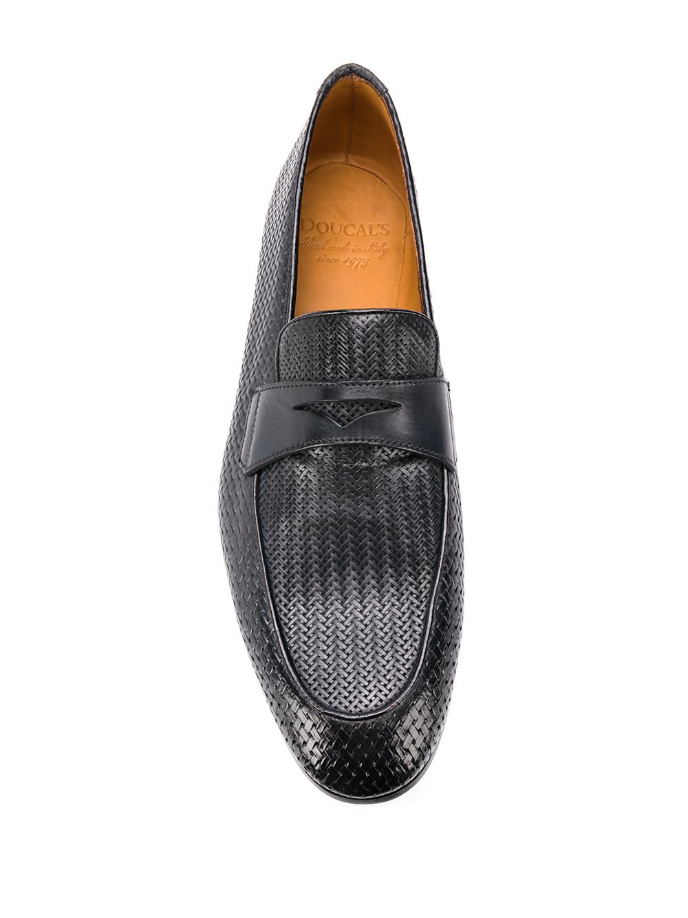 фото Doucal's woven detail loafers