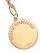 Foundrae 18K yellow gold diamond Course Correction medallion necklace