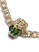Gucci 18K yellow gold Lion Head chain bracelet