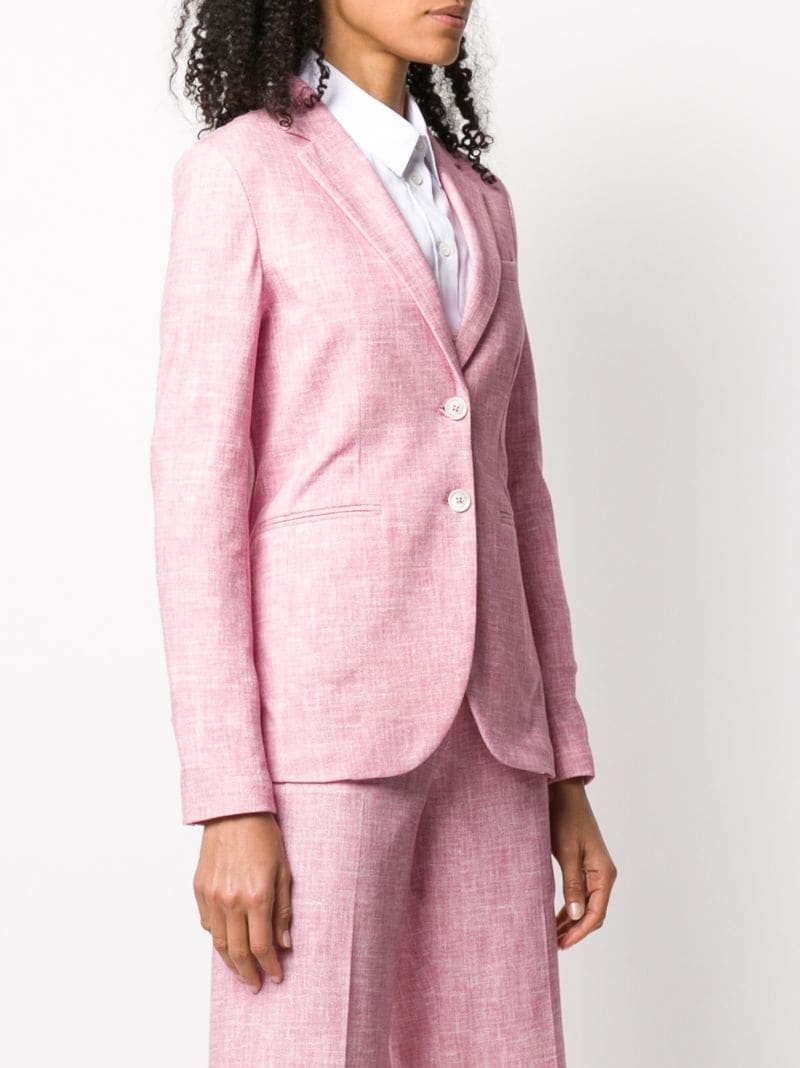 Shop Circolo 1901 Classic Tailored Blazer In Pink