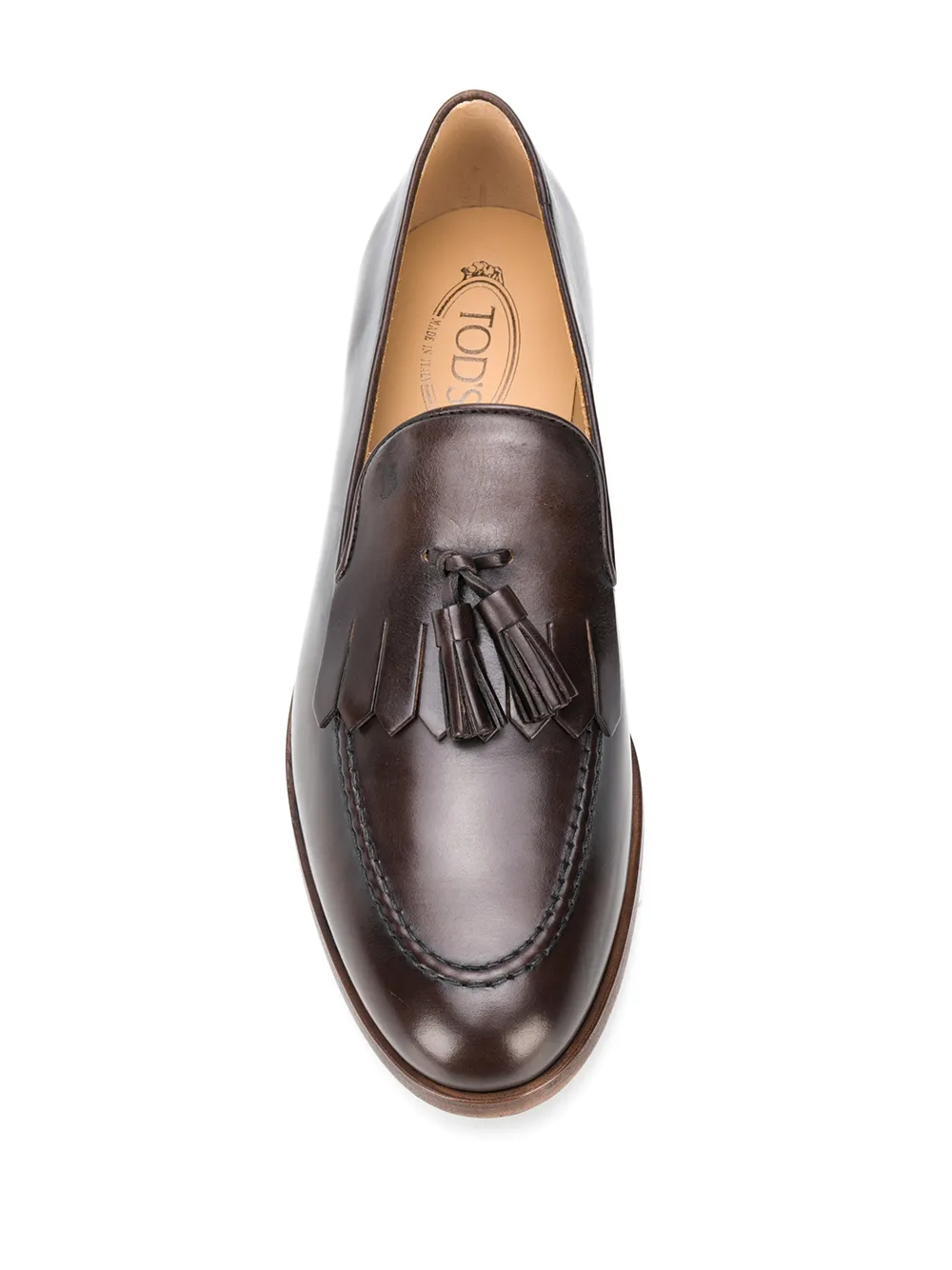 Tod's Loafers met franje Bruin
