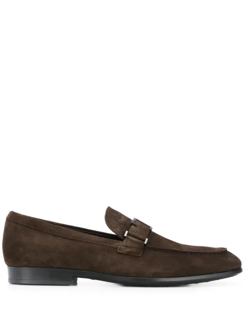 Tod's T strap loafers