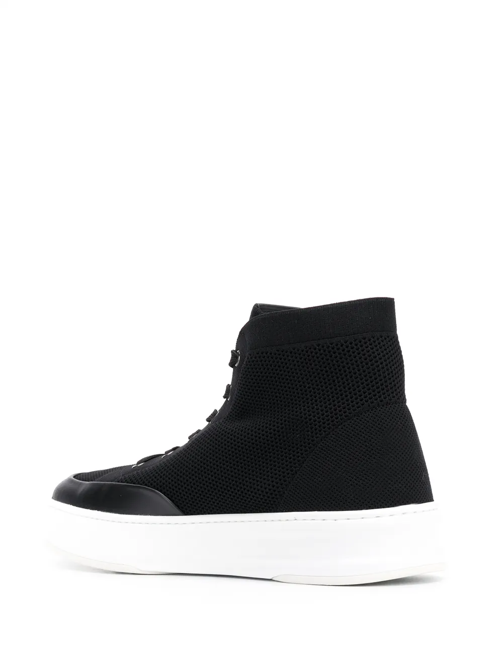 Tod's mesh high-top sneakers Black