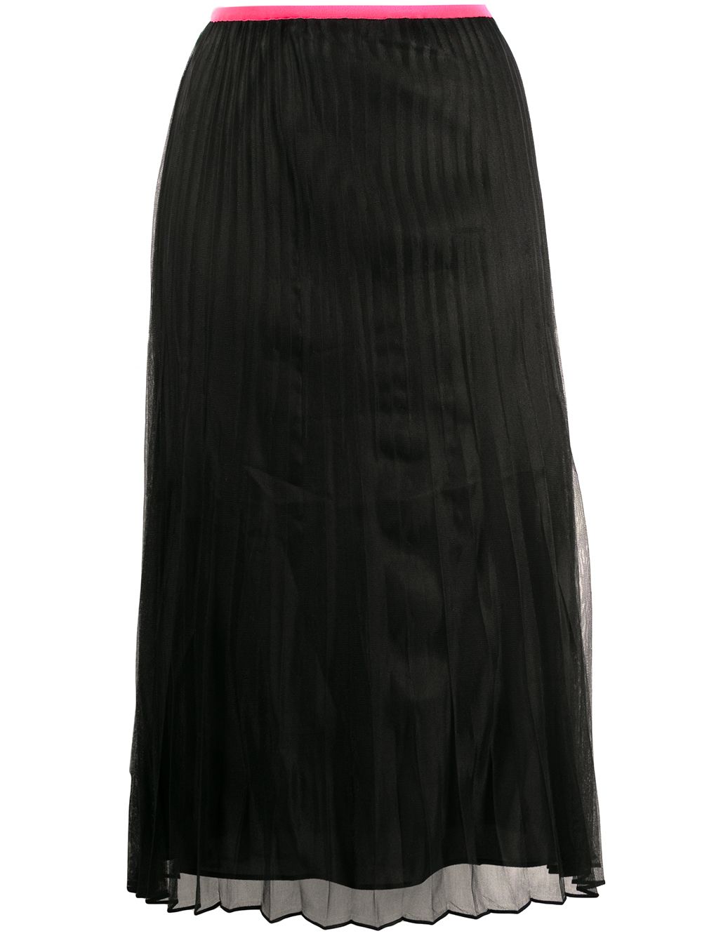 фото Helmut lang плиссированная юбка с эластичным поясом