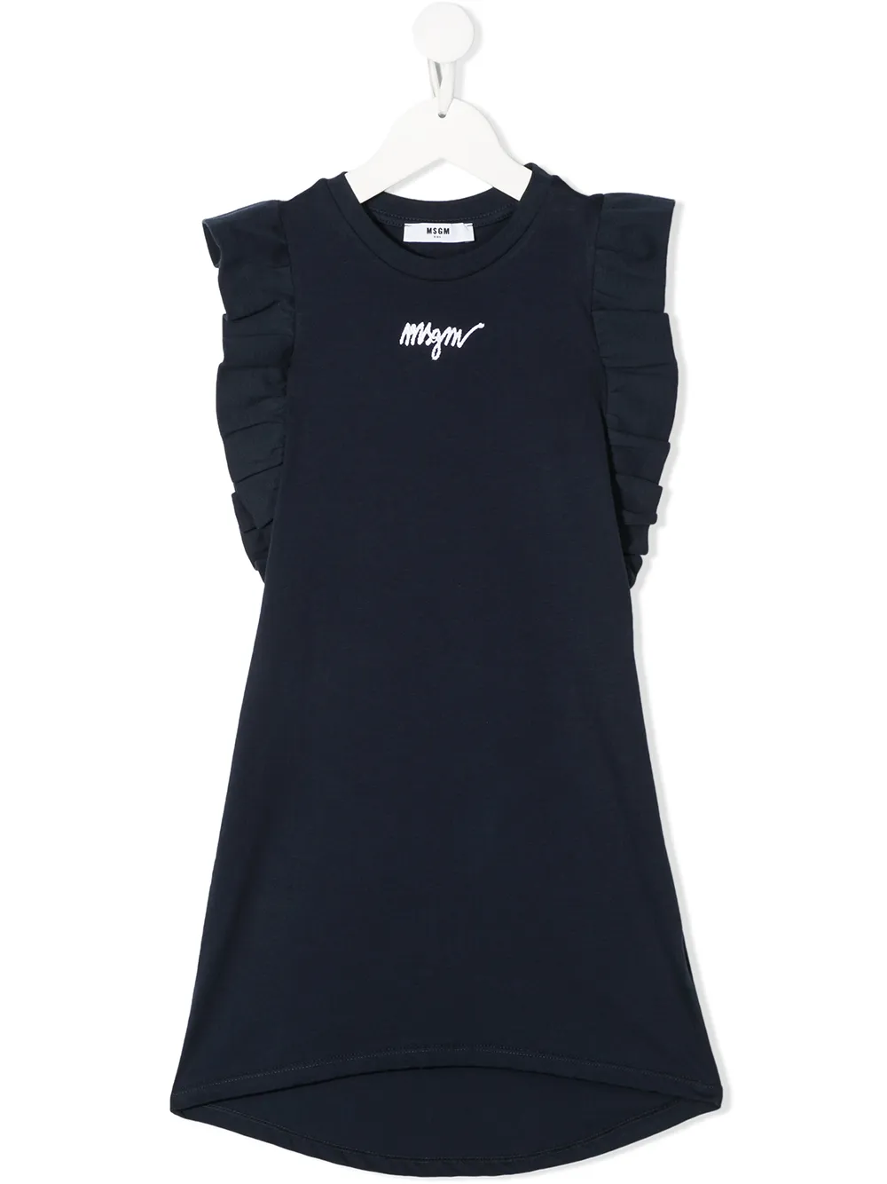 Msgm Kids платье мини без рукавов с логотипом Msgm Kids платье мини без рукавов с логотипом