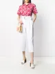 Image 2 of Michael Michael Kors belted crepe cropped trousers