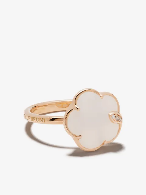 Pasquale Bruni 18kt rose gold Petit Joli agate and diamond ring