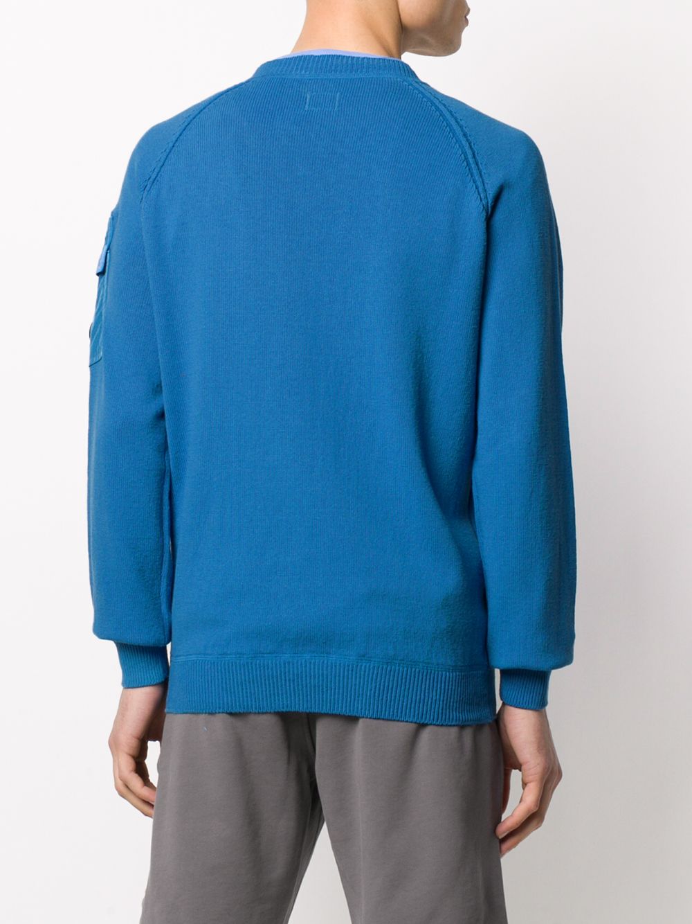 фото C.p. company lens detail crew-neck jumper