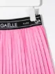 Gaelle Paris Kids logo waistband skirt