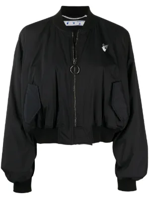 off white bomber jacket womens