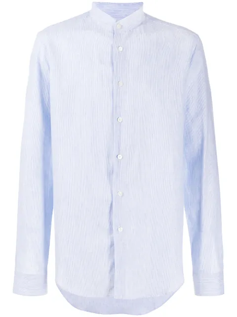 Dell'oglio mandarin collar long-sleeved shirt 