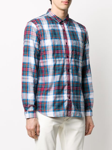 john varvatos plaid shirt