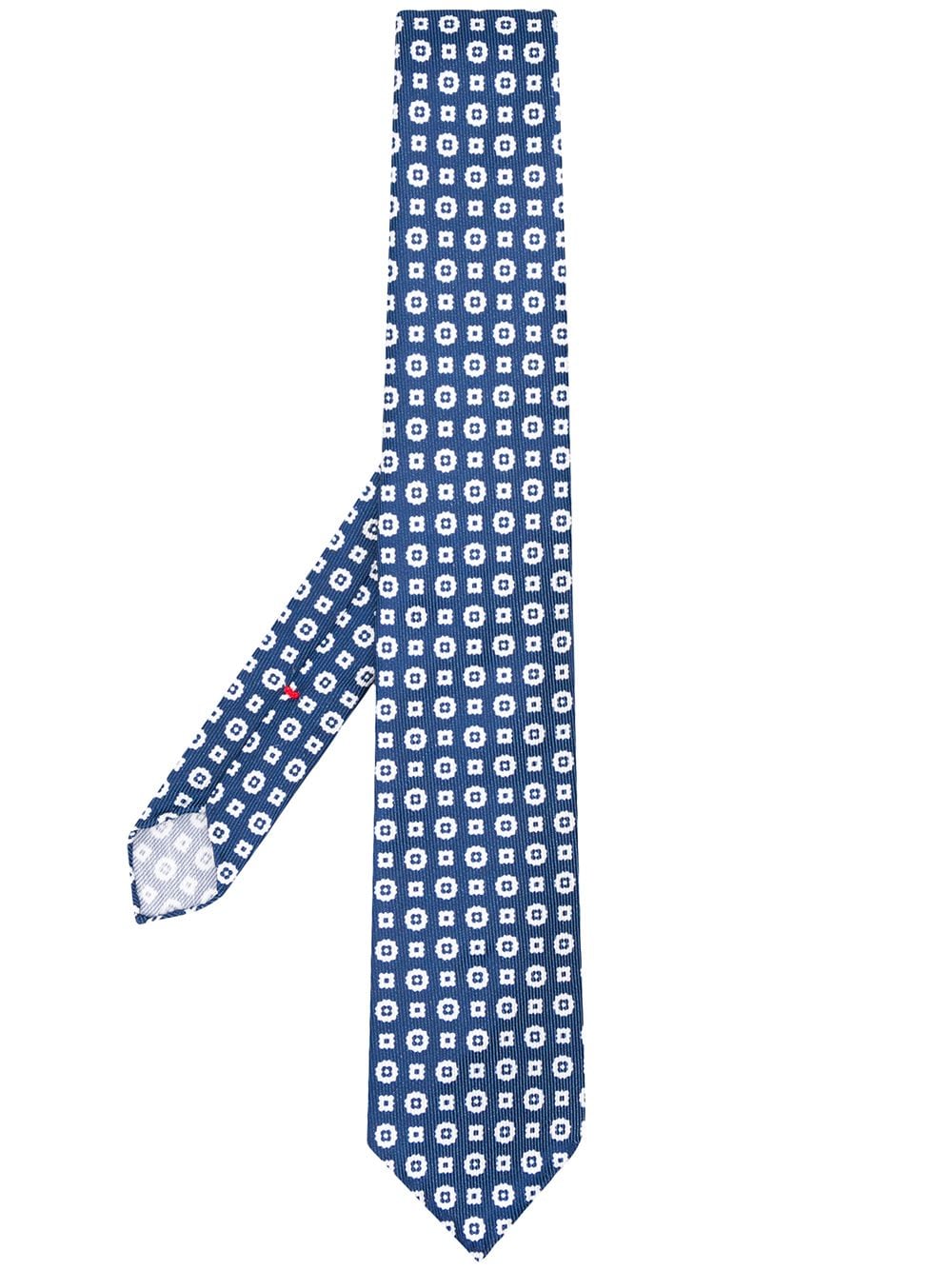 фото Dell'oglio галстук с геометричным узором