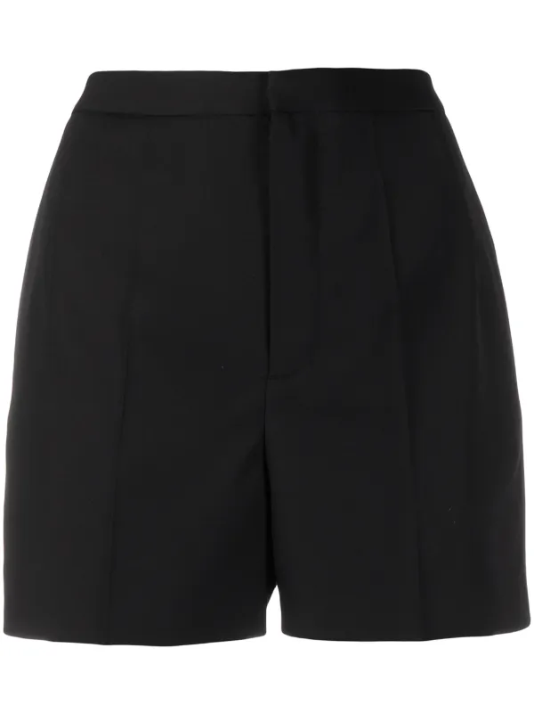 black high waisted short shorts