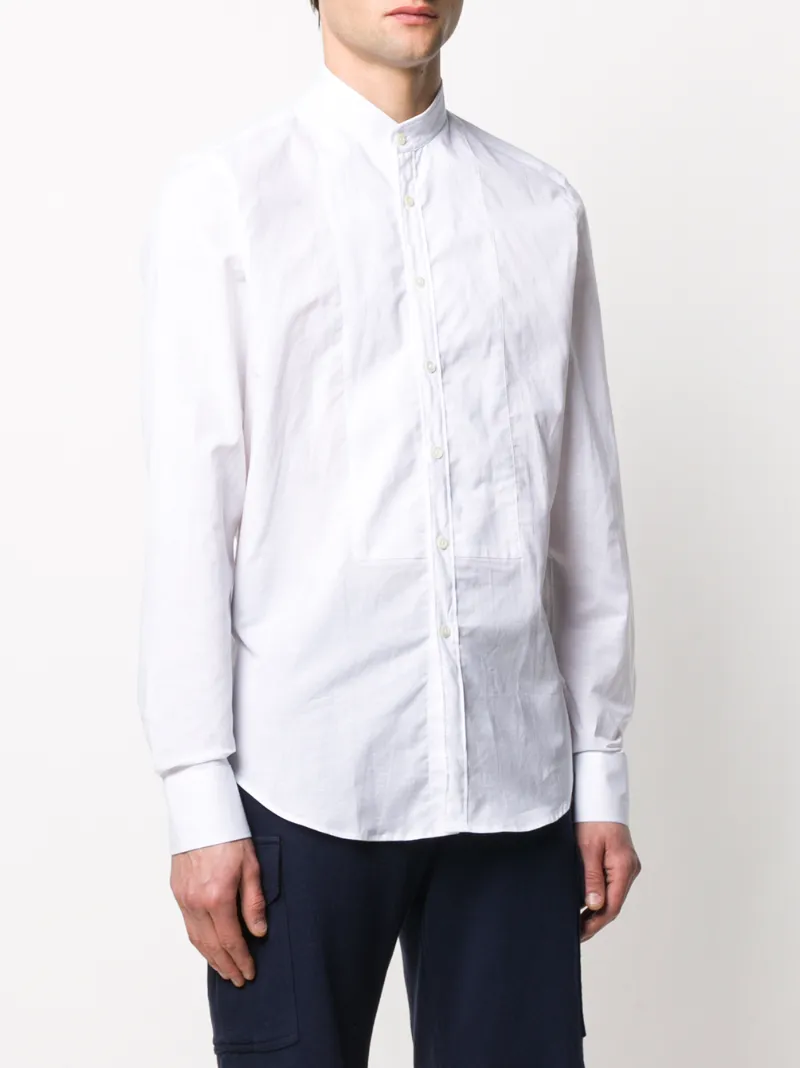 Dell'oglio Plain Buttoned Shirt In White