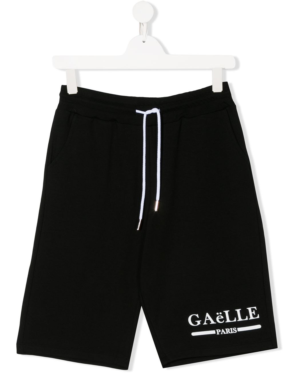 фото Gaelle paris kids teen printed logo track shorts