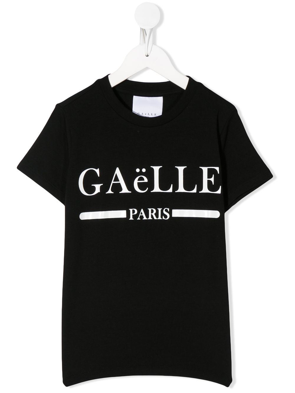 фото Gaelle paris kids logo print t-shirt