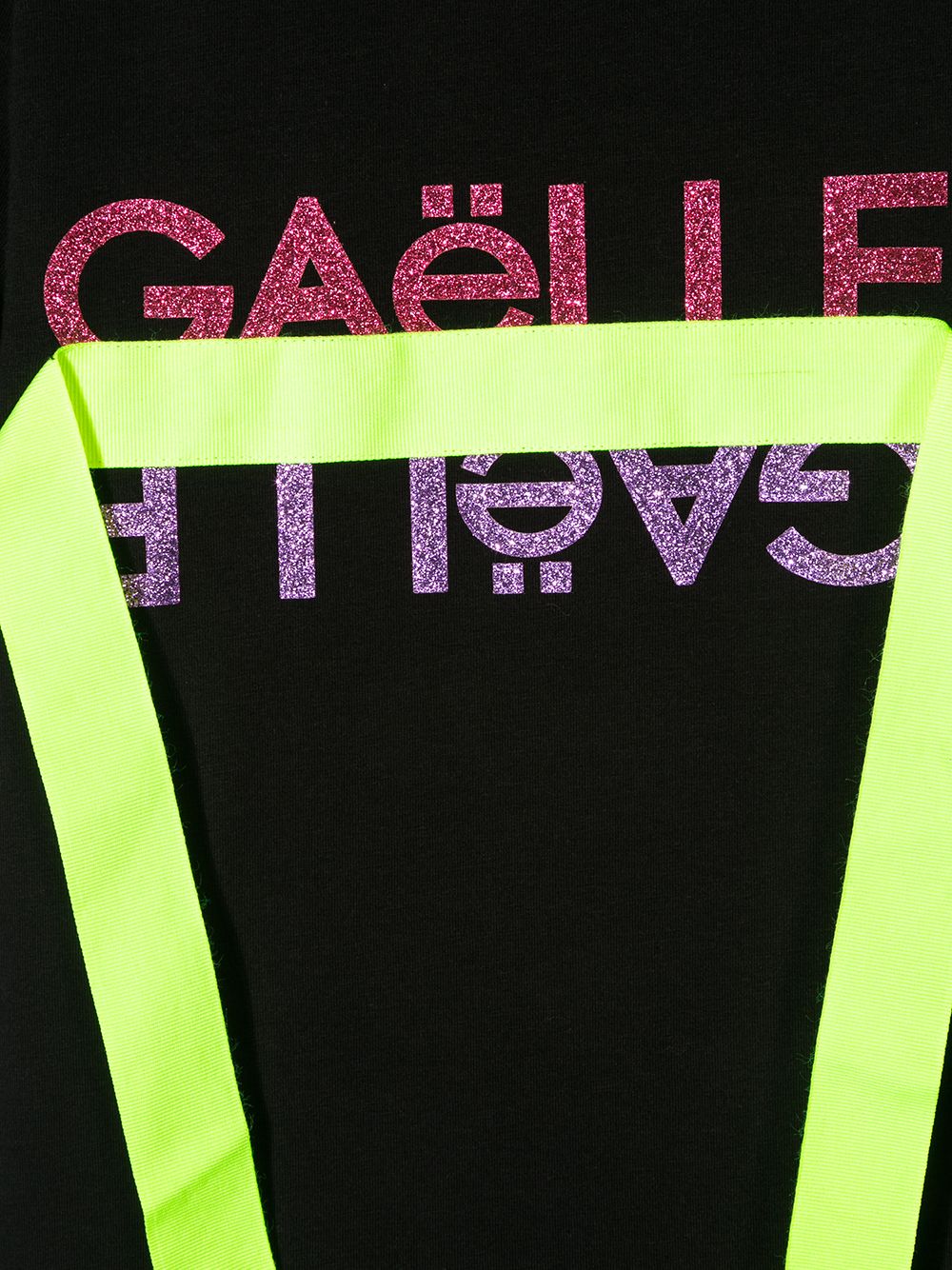 фото Gaelle paris kids glitter logo t-shirt