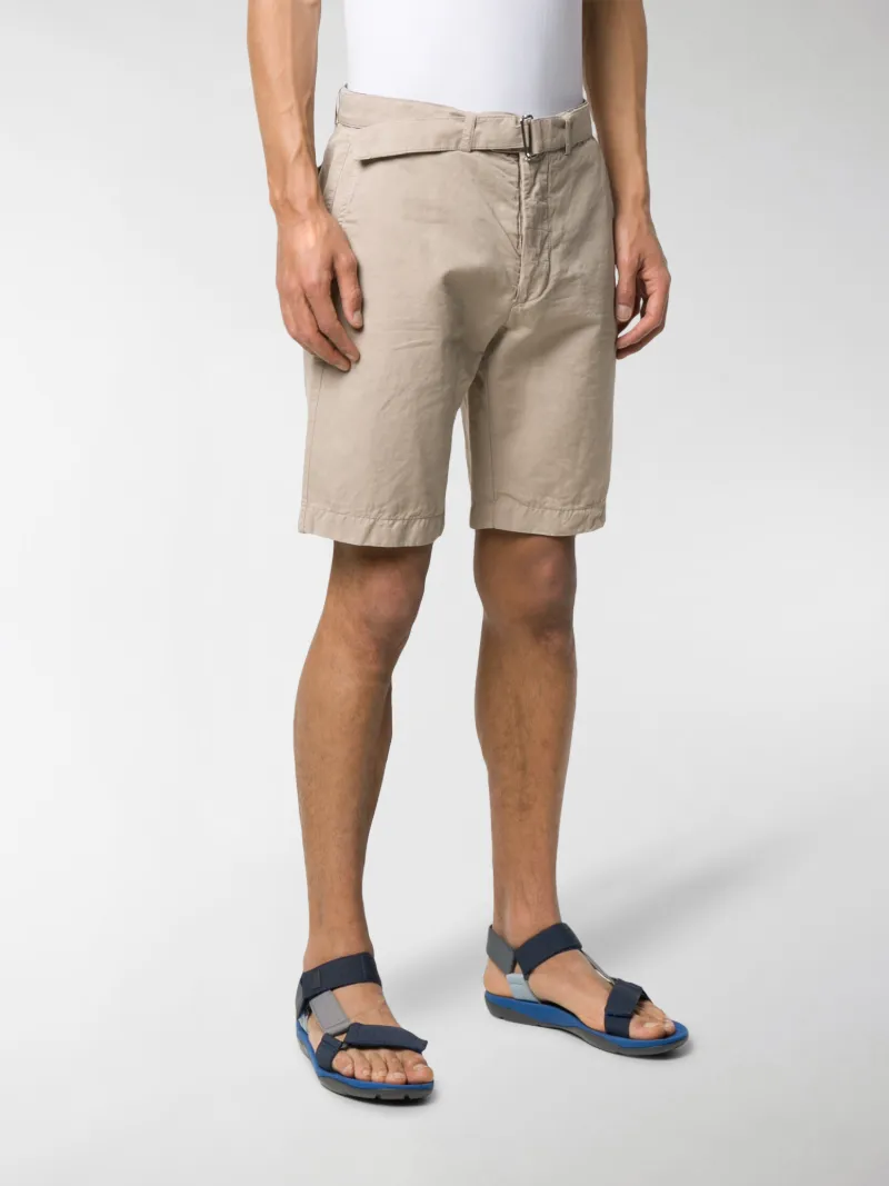 Officine Generale belted chino shorts 