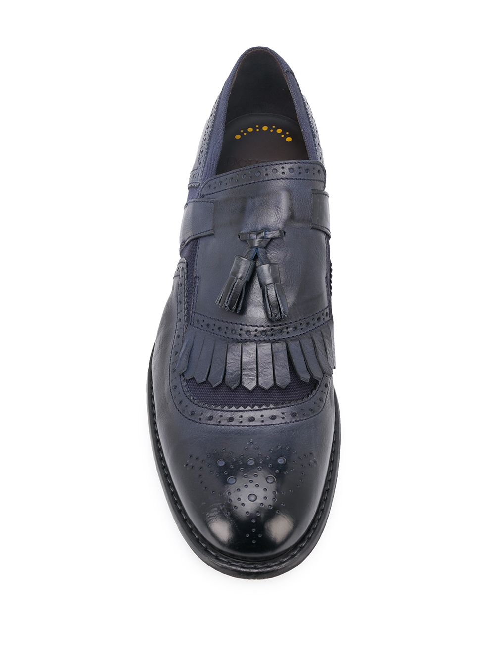 фото Doucal's fringed tassel loafers