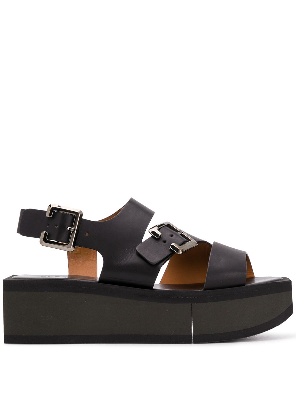 Shop Clergerie Ulysse Platform Sandals In Black