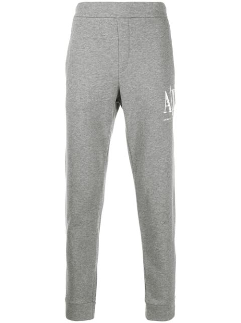 Armani Exchange logo embroidered track pants Men