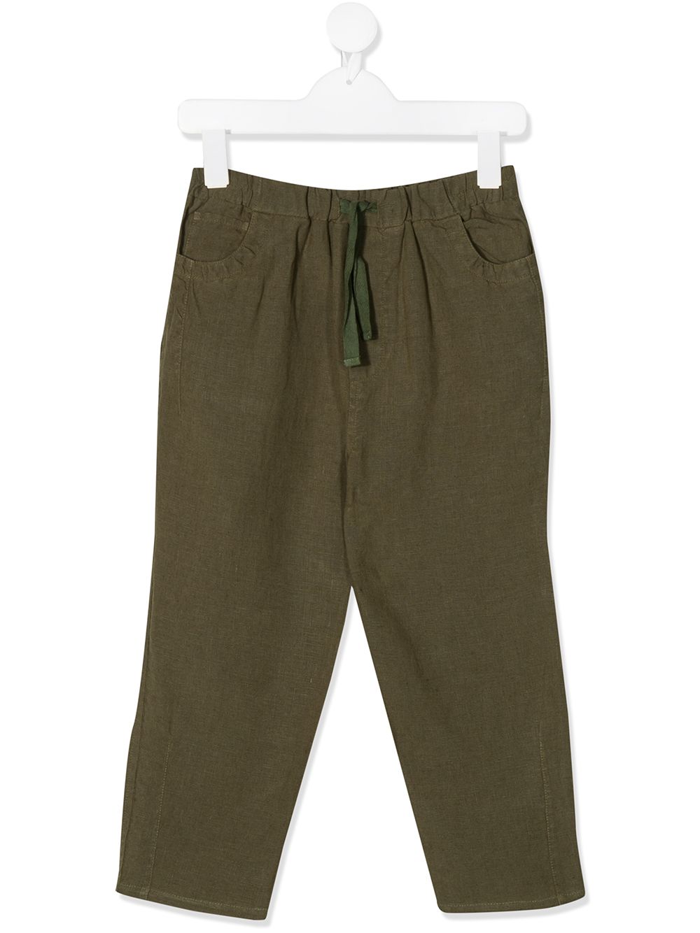 Caramel Kids' Aldgate Drawstring Trousers In Green